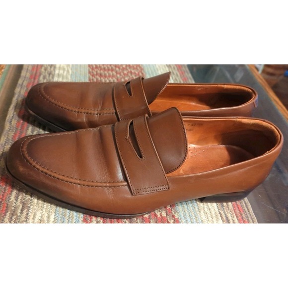 Wolf & Shepherd Ringer Loafer Men Shoe Size 12.5‎ Maple Calfskin Penny Loafer main image 9